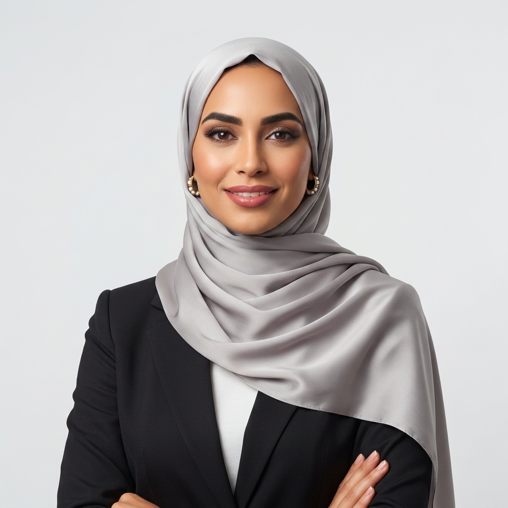 Portrait of Aisha Al-Zaabi, Director of Government Solutions