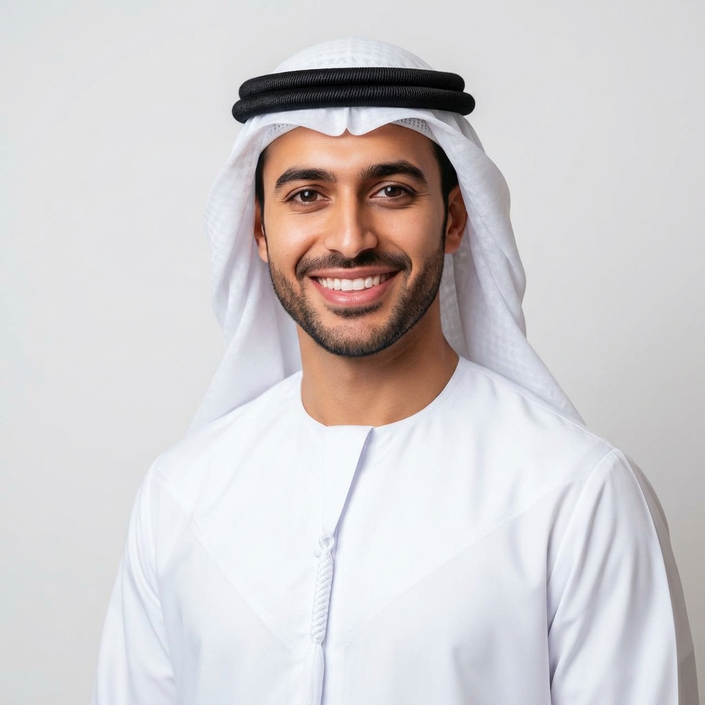 Portrait of Omar Al-Maktoum, Lead Simulation Architect